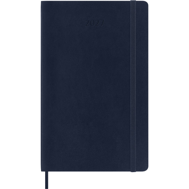 Moleskine Diary 12 Month - Weekly + Notes - Soft Cover - Large Sapphire Blue 2027