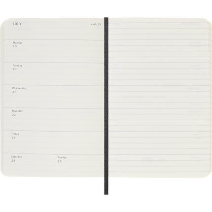 Moleskine Diary 12 Month - Weekly + Notes - Soft Cover - Pocket Black 2027
