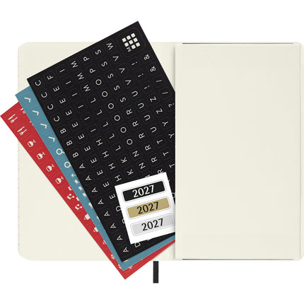 Moleskine Diary 12 Month - Weekly + Notes - Soft Cover - Pocket Black 2027