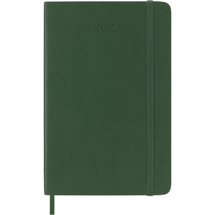 Moleskine Diary 12 Month - Weekly + Notes - Soft Cover - Pocket Myrtle Green 2027