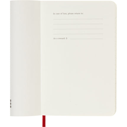 Moleskine Diary 12 Month - Weekly + Notes - Soft Cover - Pocket Scarlet Red 2027