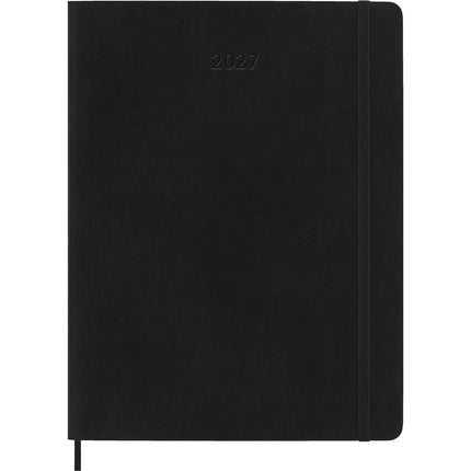 Moleskine Diary 12 Month - Weekly + Notes - Soft Cover - XL Black 2027