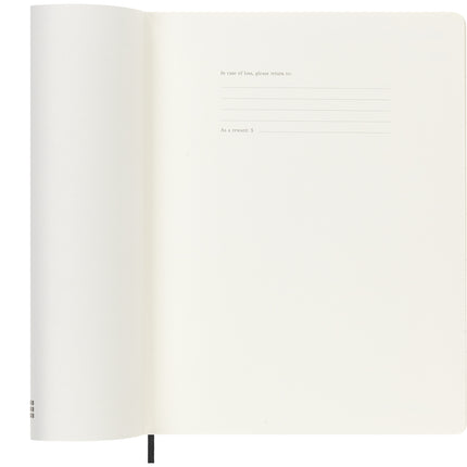 Moleskine Diary 12 Month - Weekly + Notes - Soft Cover - XL Black 2027