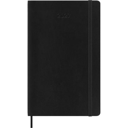 Moleskine Diary 12 Month - Weekly Horizontal - Soft Cover - Large Black 2027