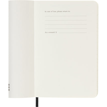 Moleskine Diary 12 Month - Weekly Horizontal - Soft Cover - Pocket Black 2027