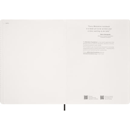 Moleskine Essential Planner 15 Month - Soft Cover - Weekly Vertical - XXL Black 2027