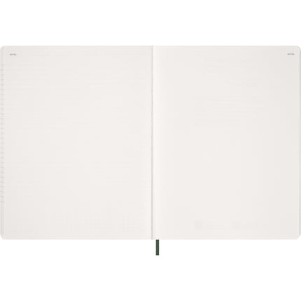Moleskine Essential Planner 15 Month - Soft Cover - Weekly Vertical - XXL Myrtle Green 2027
