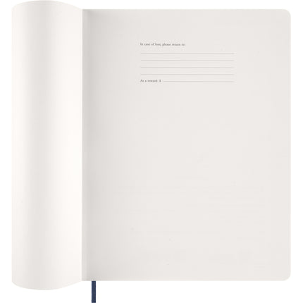 Moleskine Essential Planner 15 Month - Soft Cover - Weekly Vertical - XXL Sapphire Blue 2027