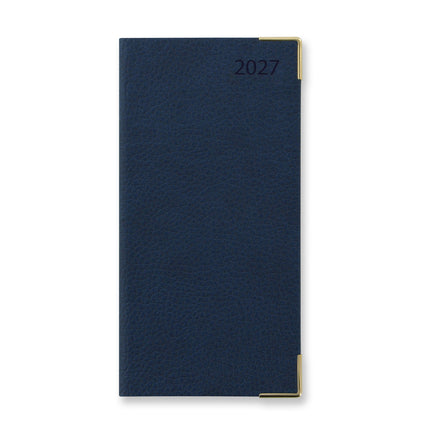 Letts of London - Diary - Connoisseur Slim - Week to View w/Appts - Blue 2027