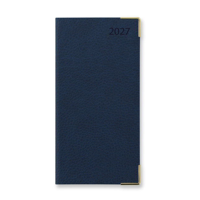 Letts of London - Diary - Connoisseur Slim - Week to View w/Appts - Blue 2027