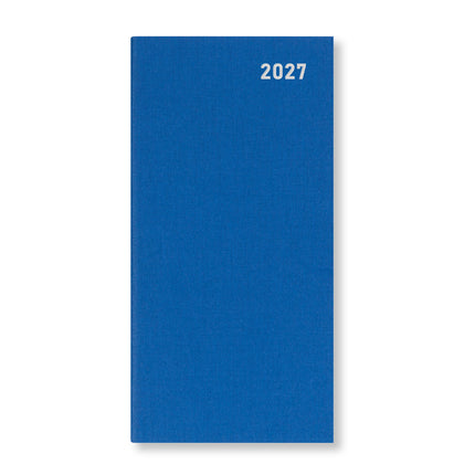 Letts of London - Diary Principal Slim - Week to View - Blue 2027