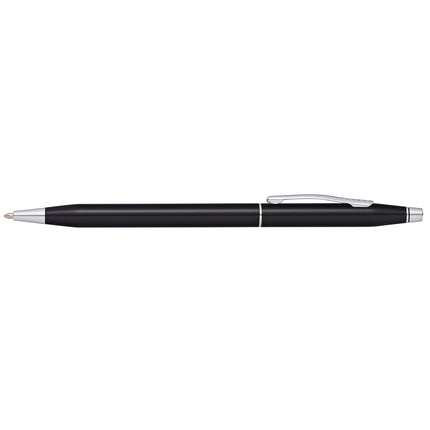 Cross Gift Set - Classic Century Ball Point Pen - Black with Black Saffiano Leather Pen Case