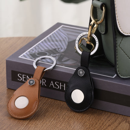 Cross Gift Set - Calais Ball Point Pen - Black with Black Saffiano Leather Smart Tracker Key Chain