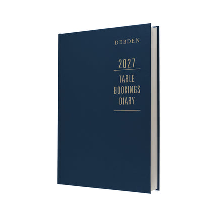 Debden Diary - A4 - Restaurant/Table Bookings - 2 Pages to a Day Blue - 2027