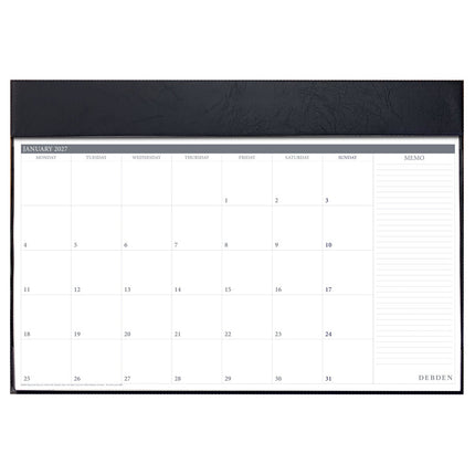 Debden Desktop Planner - 382x540mm - Month to View PVC - 2027