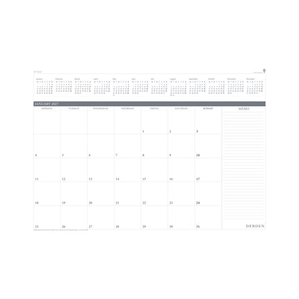 Debden Desktop Planner - 382x540 - Month to View - Refill 2027