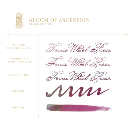 Ferris Wheel Press Fountain Pen Ink Ferritales - Bloom of Ascension