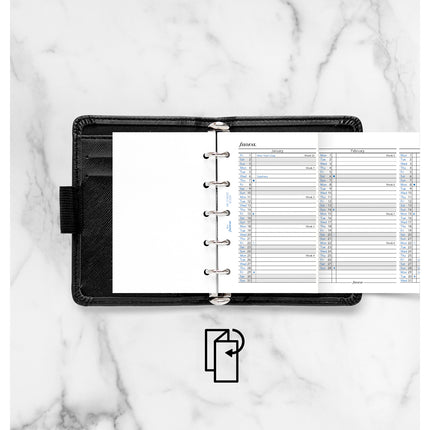 Filofax Refill - Classic - Year Planner - Vertical - Mini - 2027