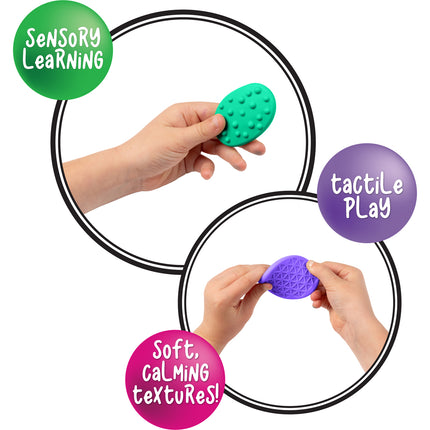 Sensory Sprouts Textured Calming Stones - Set of 18