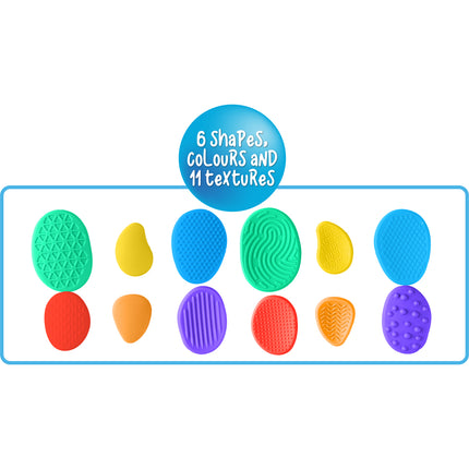 Sensory Sprouts Textured Calming Stones - Set of 18