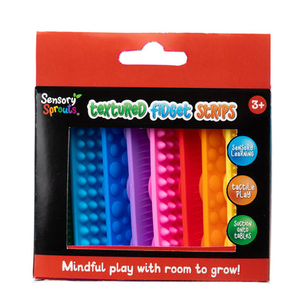 Sensory Sprouts Textured Fidget Strips - Set of 8