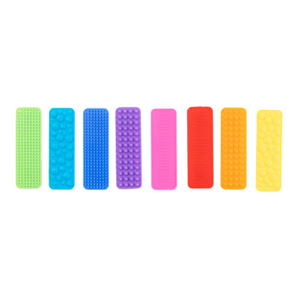 Sensory Sprouts Textured Fidget Strips - Set of 8