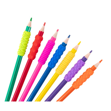 Sensory Sprouts Textured Pencil Grips - Set of 28