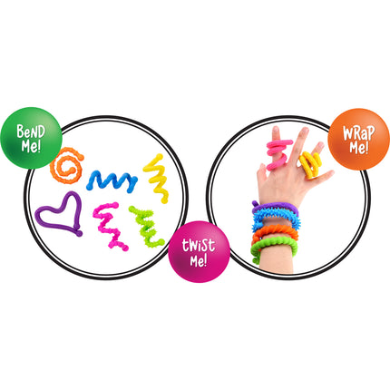 Sensory Sprouts Textured Twistable Strings - Set of 6