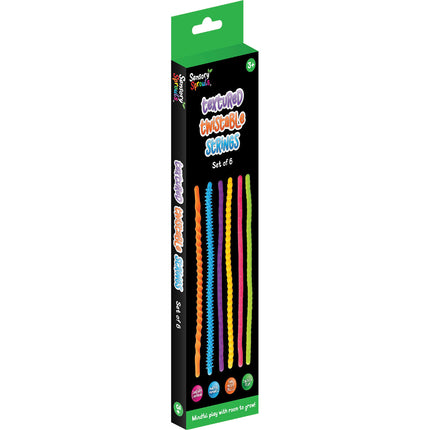 Sensory Sprouts Textured Twistable Strings - Set of 6