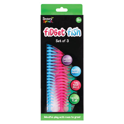 Sensory Sprouts Fidget Fish - Set of 3