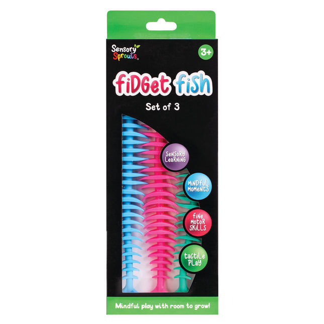 Sensory Sprouts Fidget Fish - Set of 3