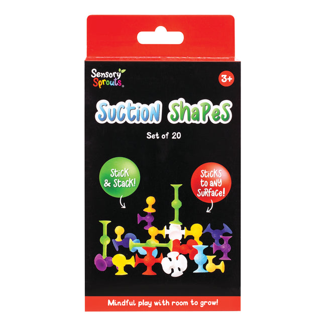 Sensory Sprouts Suction Shapes - Set of 20