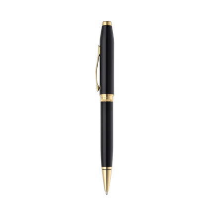 Cross Foundry - Black Lacquer w/Gold Trim - Ballpoint Pen