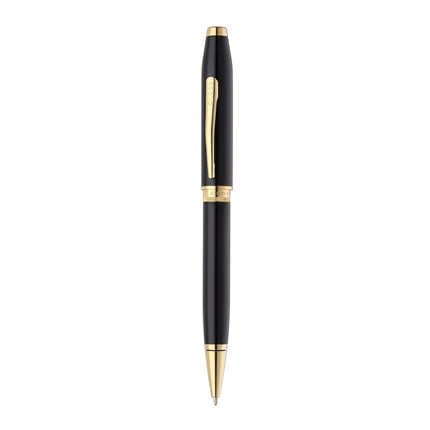 Cross Foundry - Black Lacquer w/Gold Trim - Ballpoint Pen