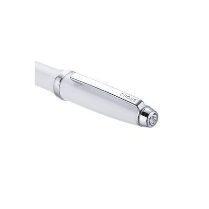 Cross Lume - White w/Chrome Trim  - Rollerball Pen