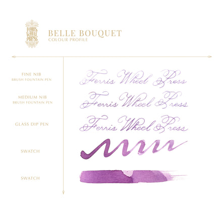 Ferris Wheel Press Fountain Pen Ink - Belle Bouquet