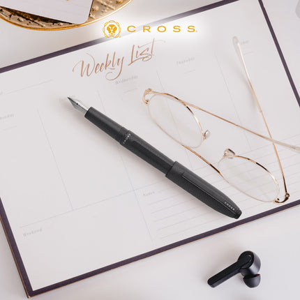 Cross Prism - Obsidian Black Fountain Pen - Medium