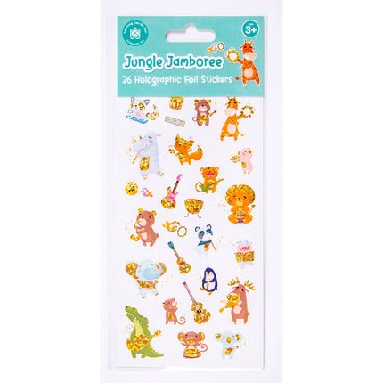 LCBF Holographic Sticker Set Jungle Jamboree