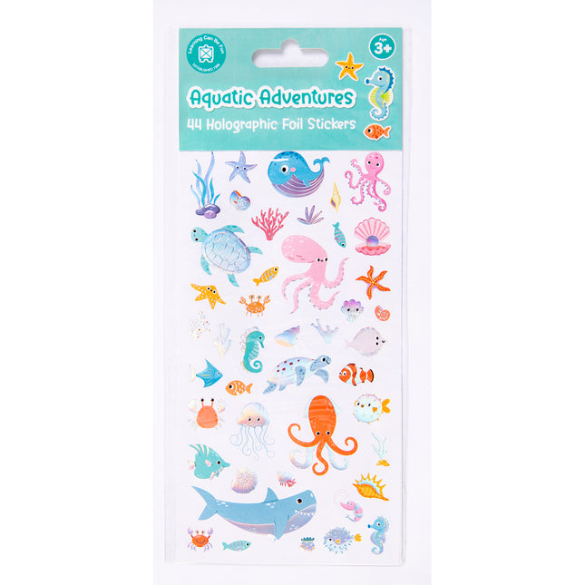 LCBF Holographic Sticker Set Aquatic Adventures
