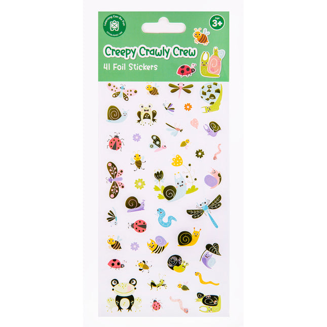 LCBF Foil Sticker Set Creepy Crawly Crew