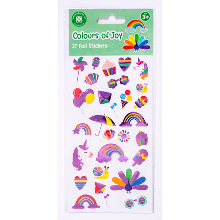 LCBF Foil Sticker Set Colours of Joy