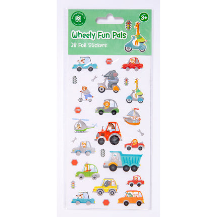 LCBF Foil Sticker Set Wheely Fun Pals