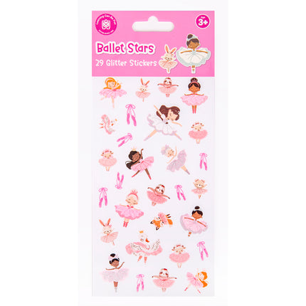 LCBF Glitter Sticker Set Ballet Stars
