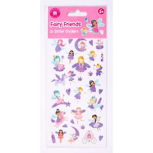 LCBF Glitter Sticker Set Fairy Friends