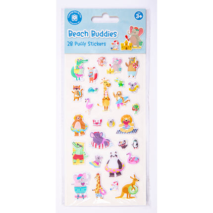 LCBF Puffy Sticker Set Beach Buddies