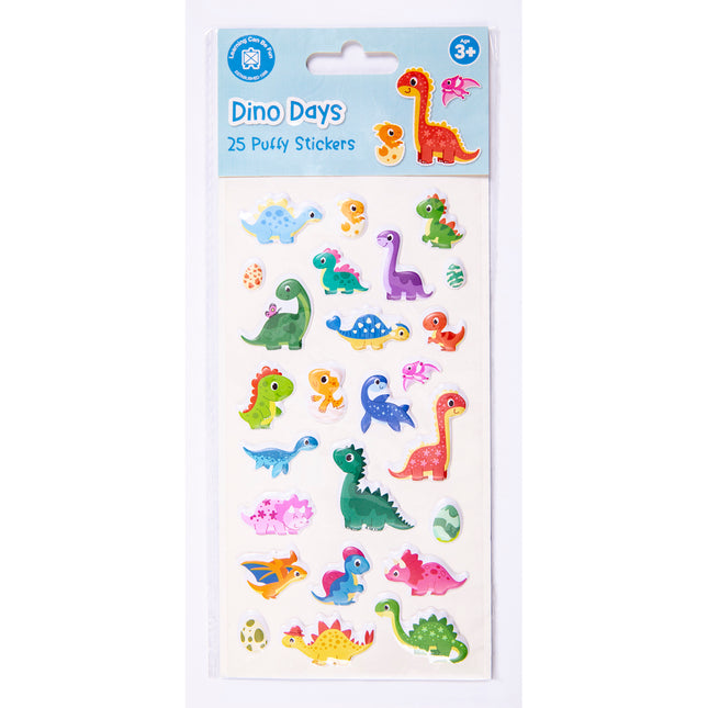 LCBF Puffy Sticker Set Dino Days