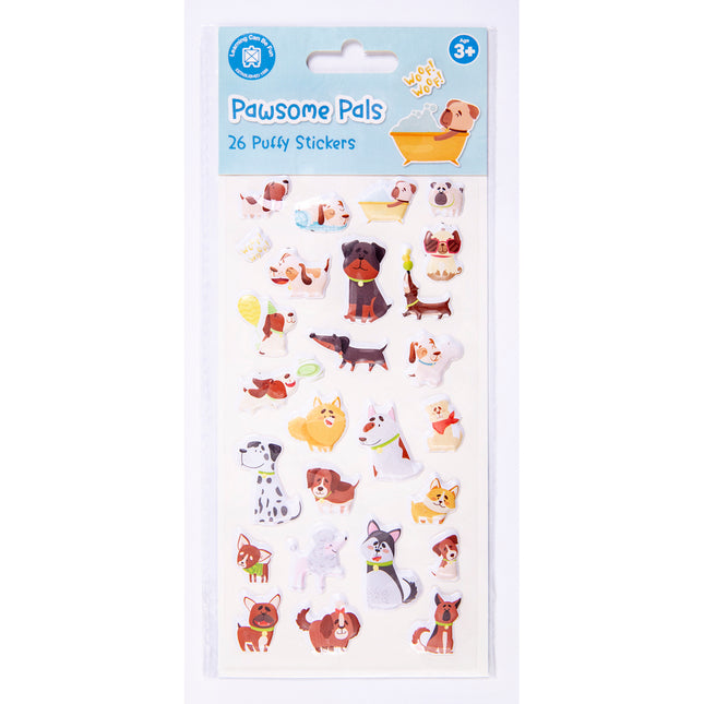 LCBF Puffy Sticker Set Pawsome Pals