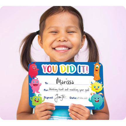 LCBF Giggle & Grow - You Did It Certificates - Pack of 30