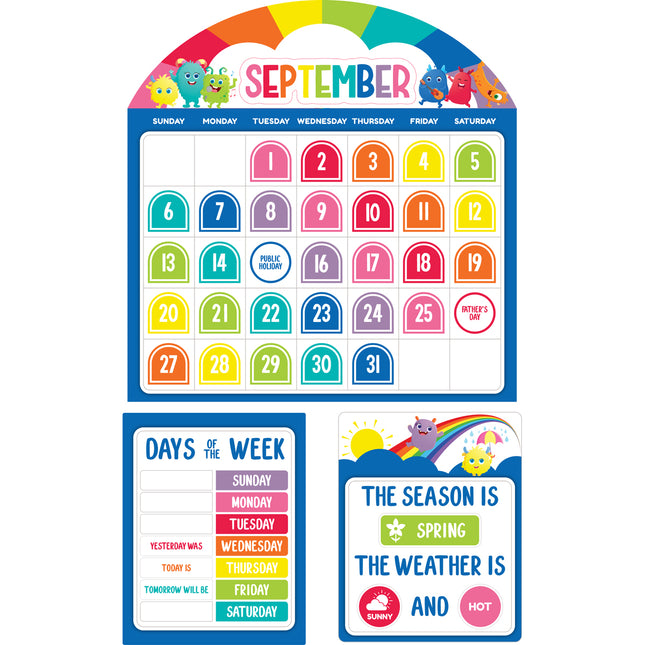 LCBF Giggle & Grow - Calendar Bulletin Board Set