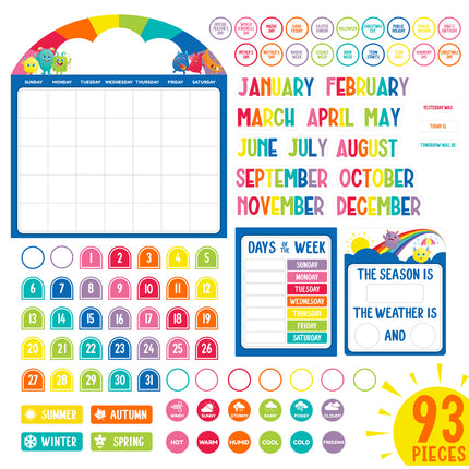 LCBF Giggle & Grow - Calendar Bulletin Board Set